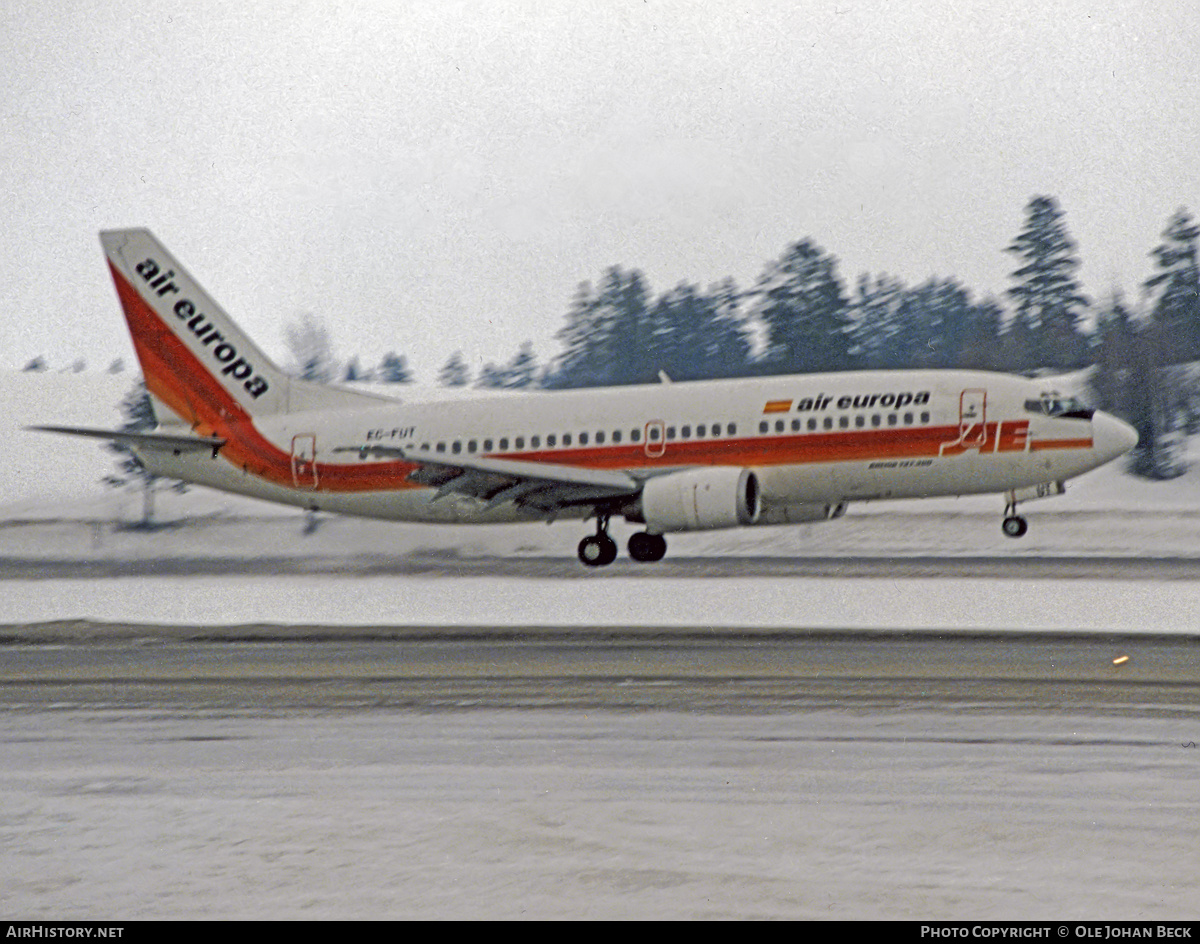 Aircraft Photo of EC-FUT | Boeing 737-3Q8 | Air Europa | AirHistory.net #767761