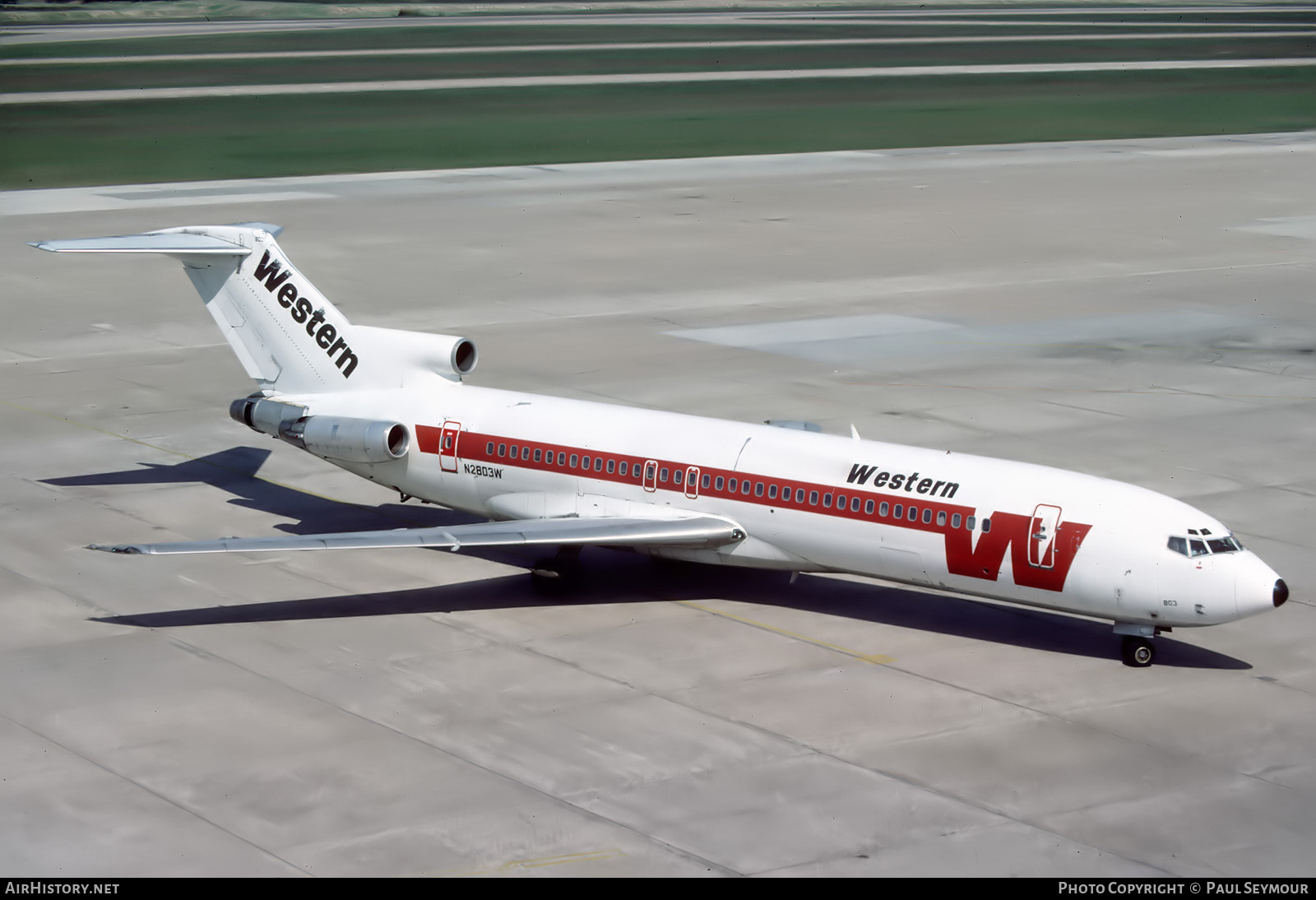 Aircraft Photo of N2803W | Boeing 727-247 | Western Airlines | AirHistory.net #767782
