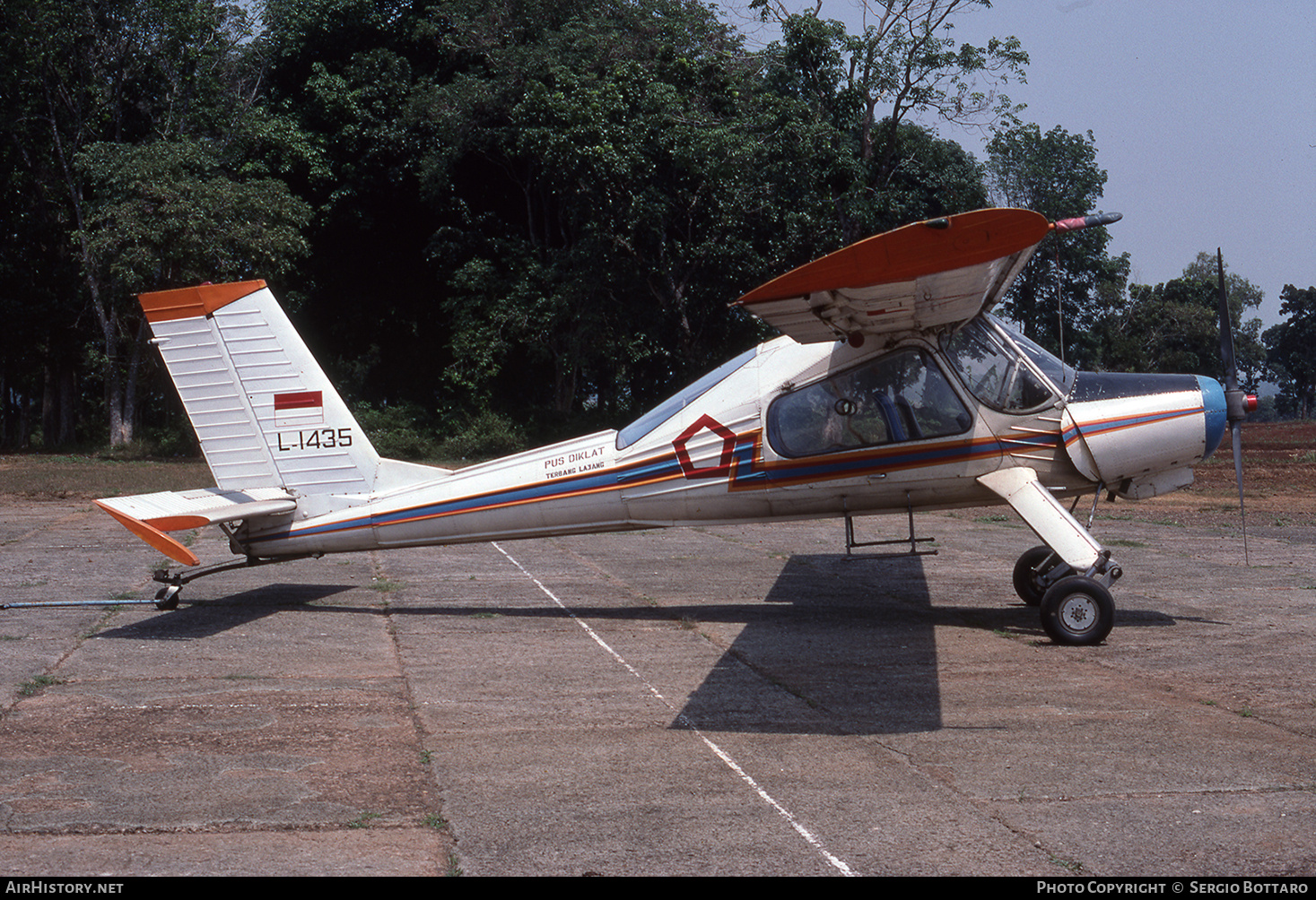 Aircraft Photo of L-1435 | PZL-Okecie PZL-104 Gelatik-C | Indonesia - Air Force | AirHistory.net #767808