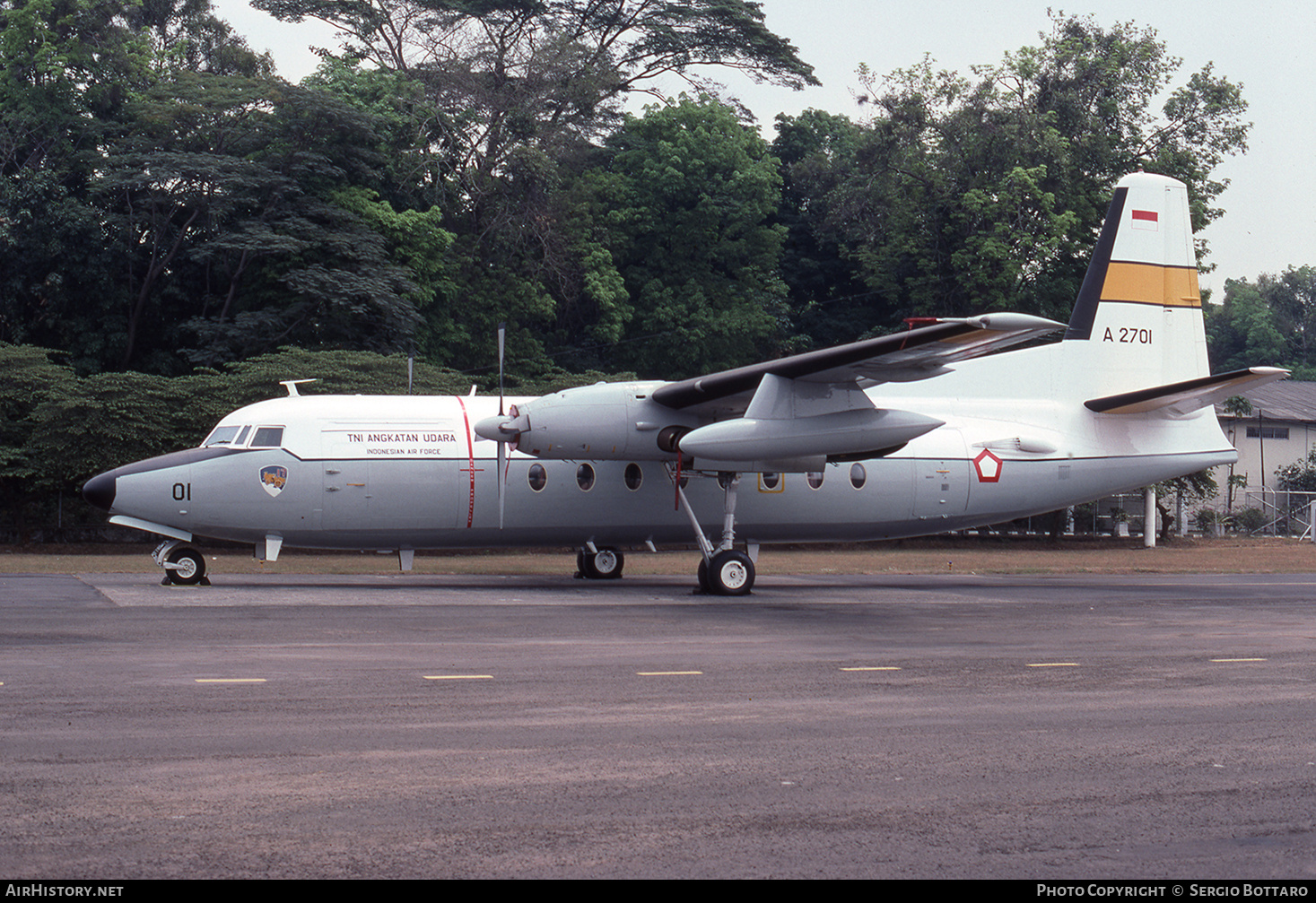 Aircraft Photo of A-2701 | Fokker F27-400M Troopship | Indonesia - Air Force | AirHistory.net #767817