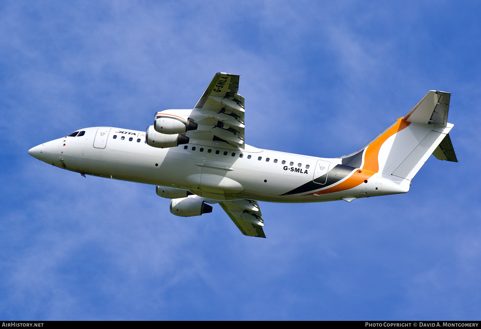 Aircraft Photo of G-SMLA | British Aerospace BAe-146-200 | Jota Aviation | AirHistory.net #767841