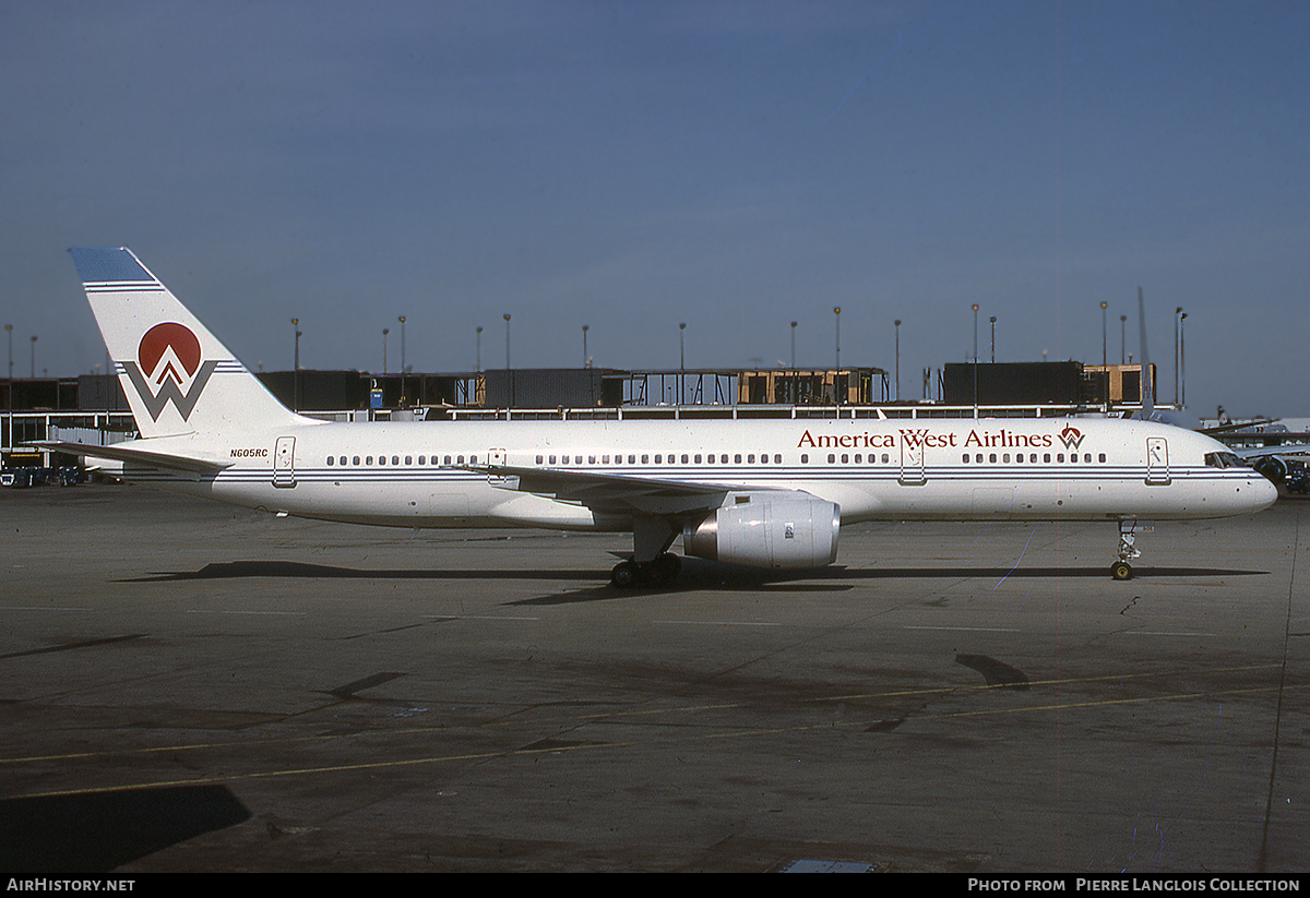Aircraft Photo of N605RC | Boeing 757-2S7 | America West Airlines | AirHistory.net #767852