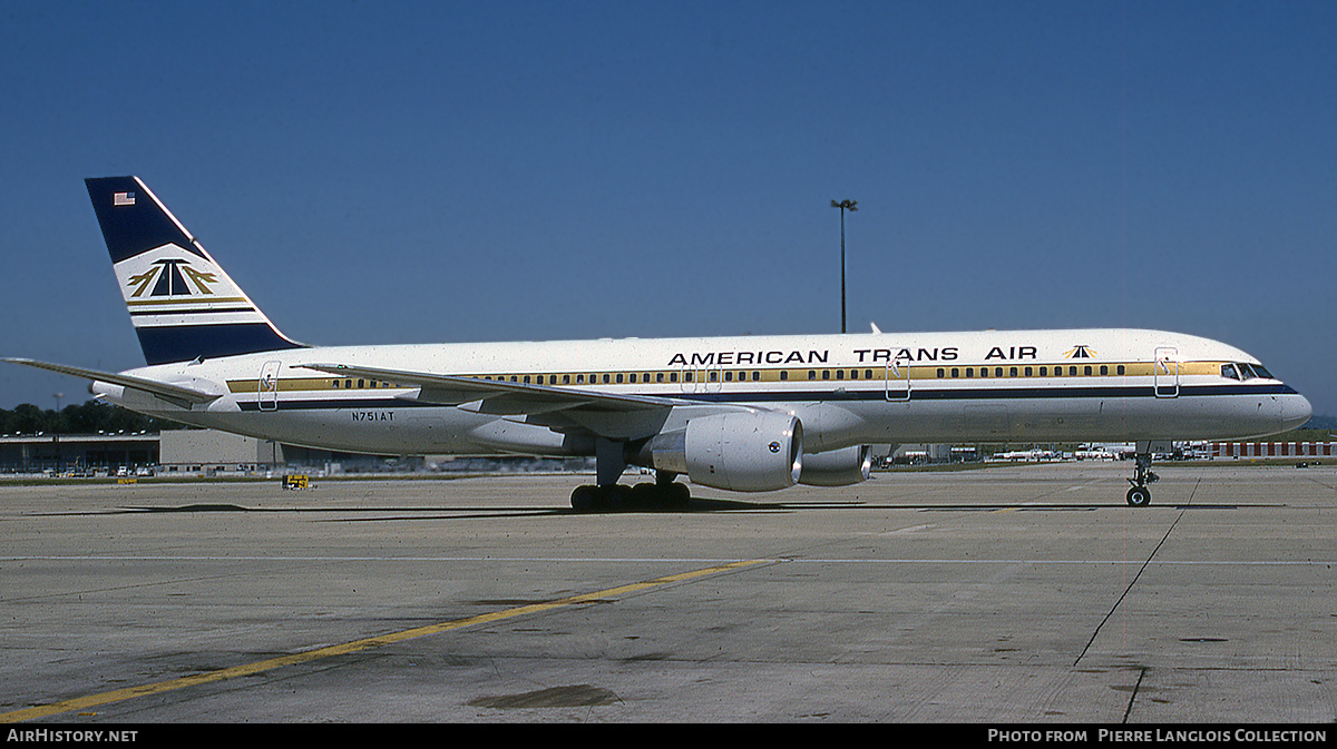 Aircraft Photo of N751AT | Boeing 757-212 | American Trans Air - ATA | AirHistory.net #767853