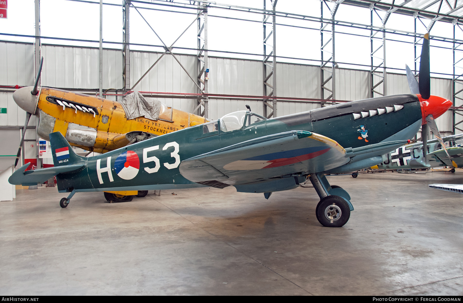 Aircraft Photo of H-53 / MH424 | Supermarine 361 Spitfire LF9C | Netherlands - Air Force | AirHistory.net #767873