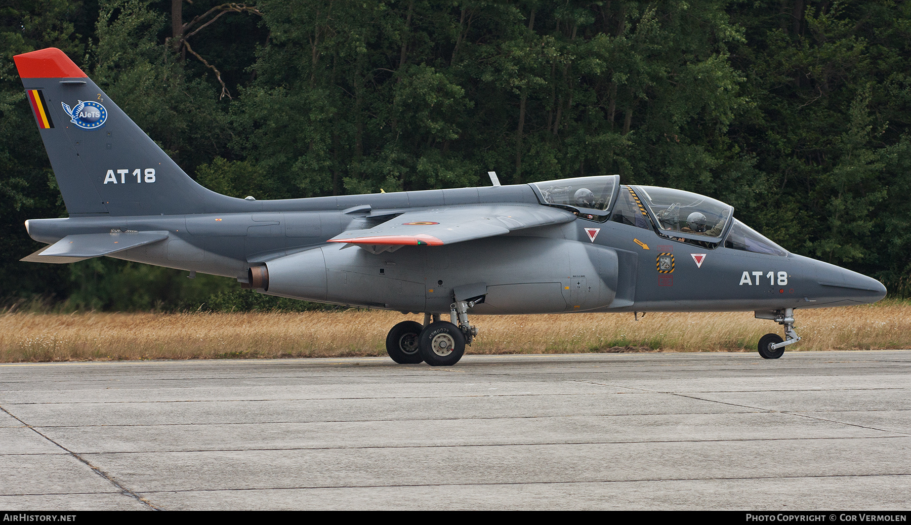Aircraft Photo of AT18 | Dassault-Dornier Alpha Jet 1B+ | Belgium - Air Force | AirHistory.net #767880