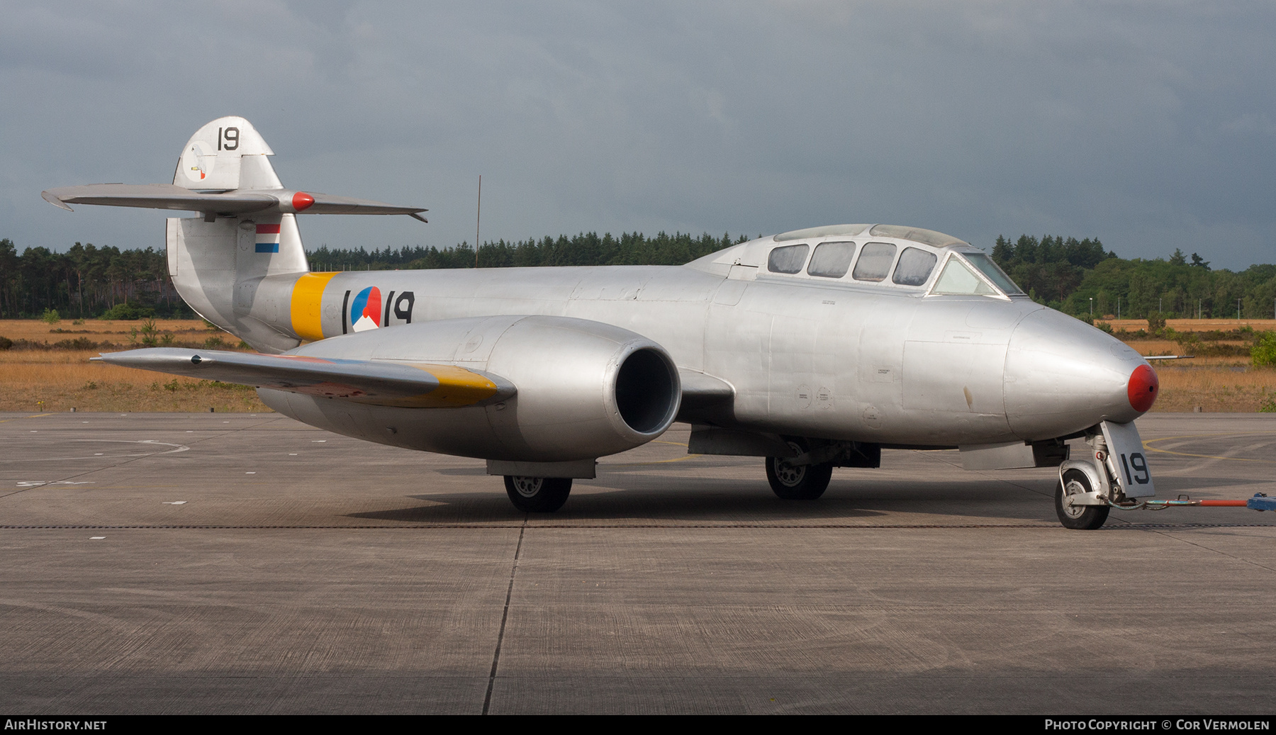 Aircraft Photo of I-19 | Gloster Meteor T7 | Netherlands - Air Force | AirHistory.net #767884