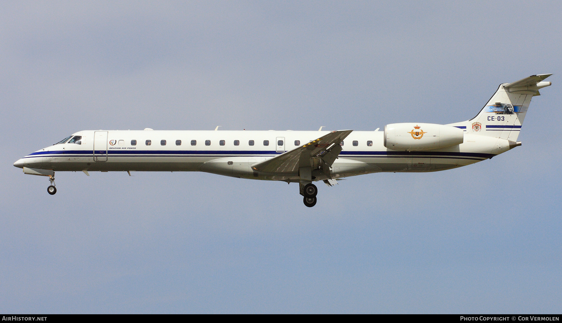 Aircraft Photo of CE-03 | Embraer ERJ-145LR (EMB-145LR) | Belgium - Air Force | AirHistory.net #767892
