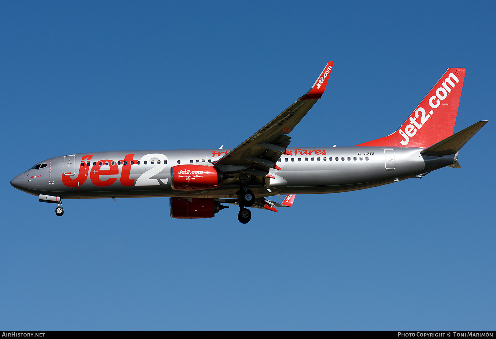 Aircraft Photo of G-JZBI | Boeing 737-800 | Jet2 | AirHistory.net #767895