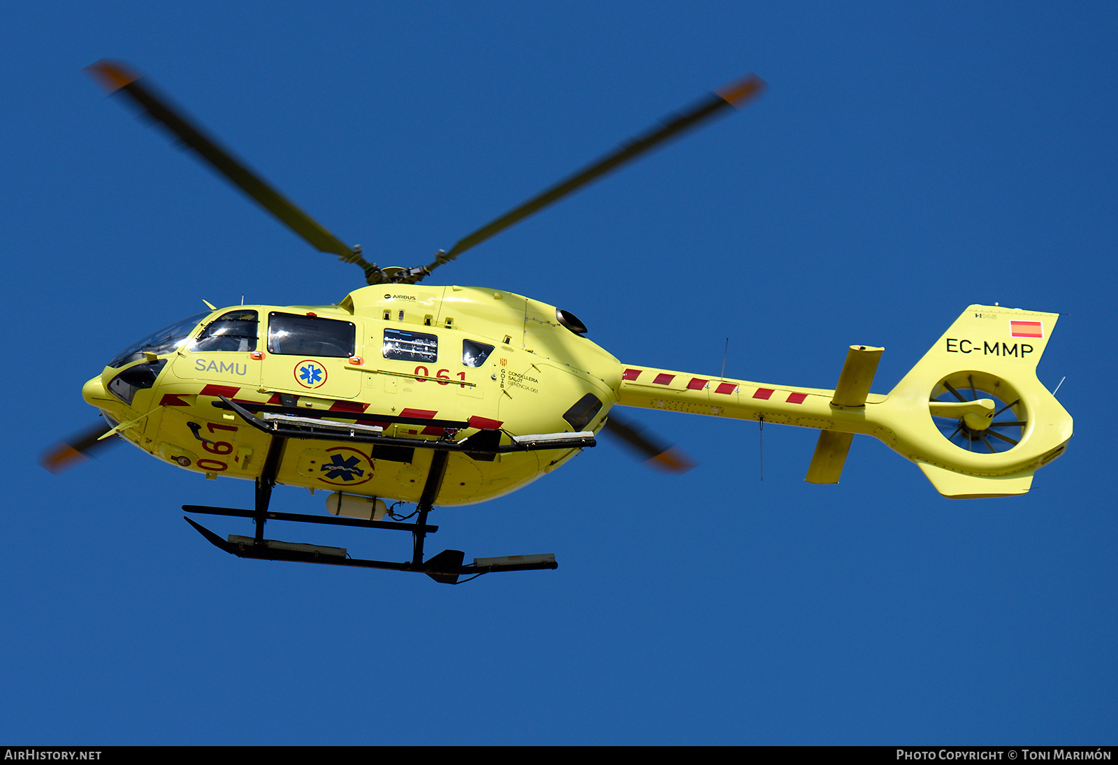 Aircraft Photo of EC-MMP | Airbus Helicopters EC-145T-2 | SAMU - Servicios de Asistencia Médica de Urgencias | AirHistory.net #767906