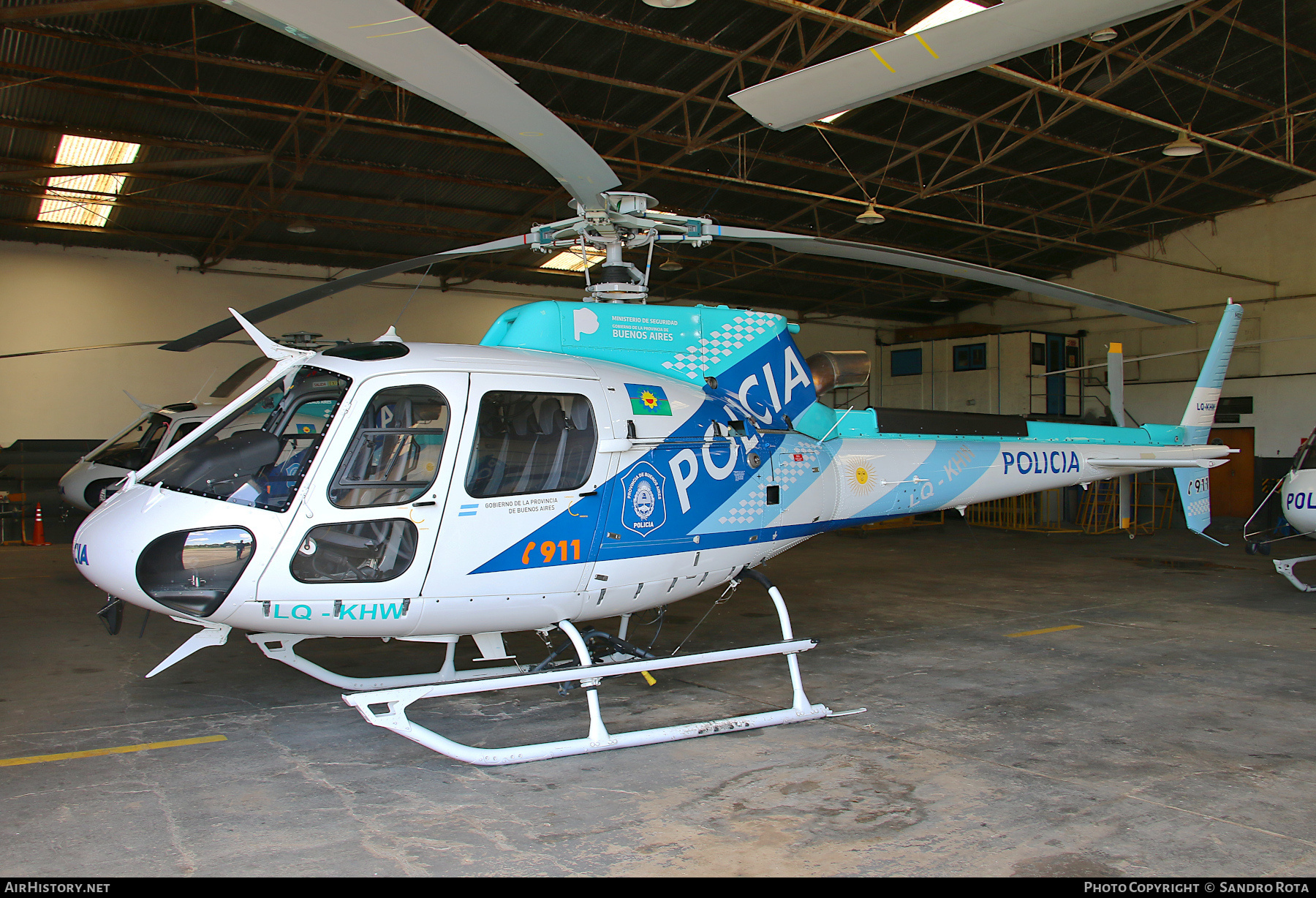 Aircraft Photo of LQ-KHW | Aerospatiale AS-350B-3 Ecureuil | Policia de la Provincia de Buenos Aires | AirHistory.net #767936
