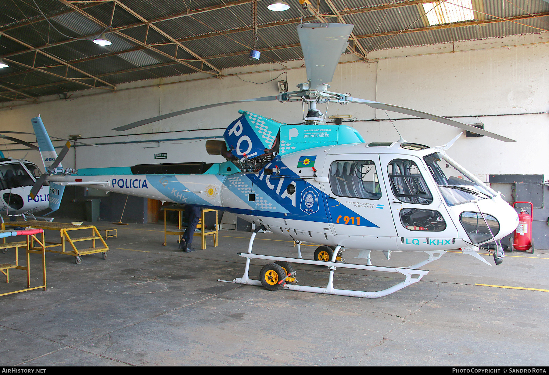 Aircraft Photo of LQ-KHX | Aerospatiale AS-350B-3 Ecureuil | Policia de la Provincia de Buenos Aires | AirHistory.net #767955