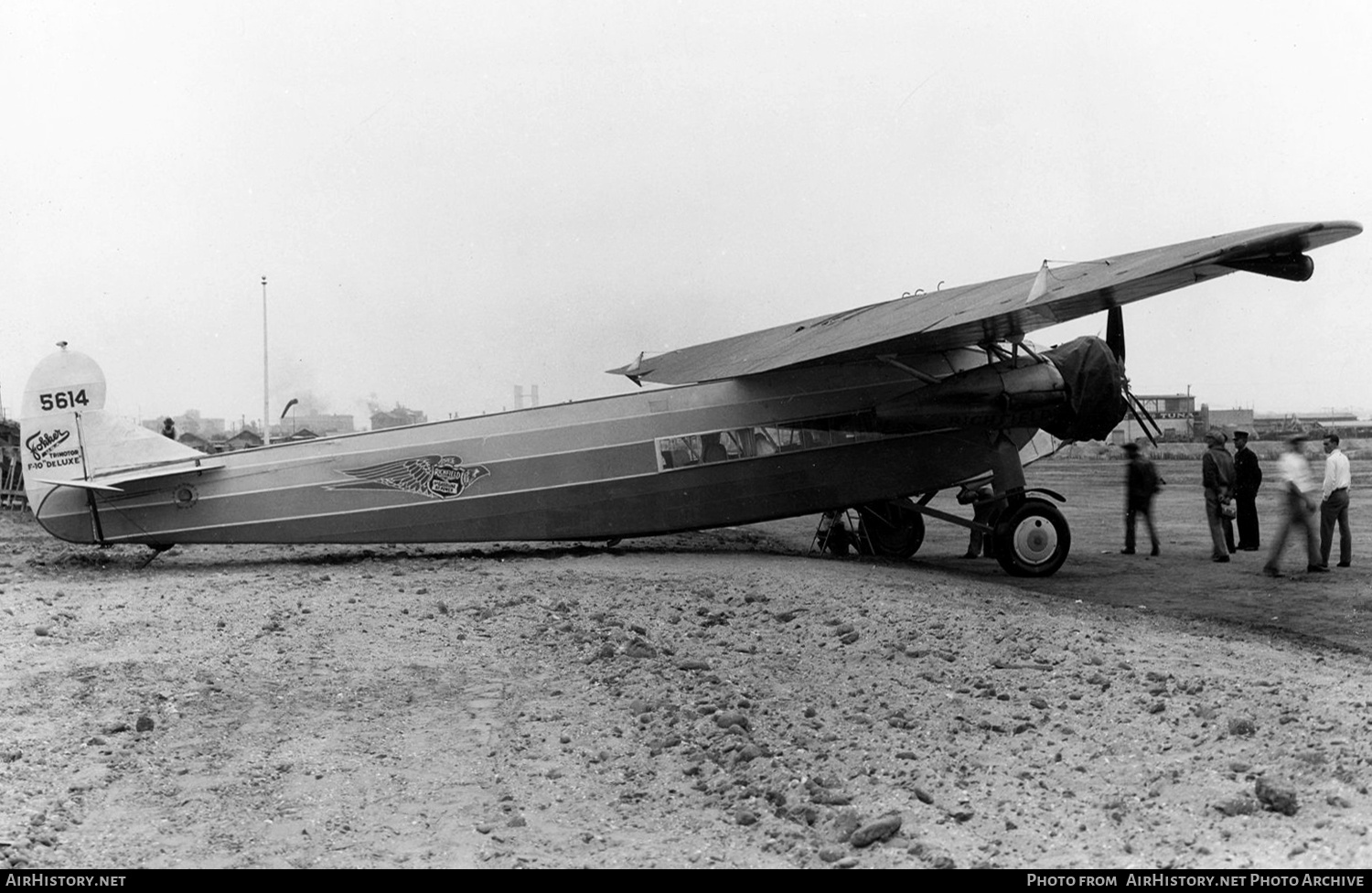 Aircraft Photo of NC5614 / 5614 | Fokker F.10 | Richfield Oil | AirHistory.net #767990