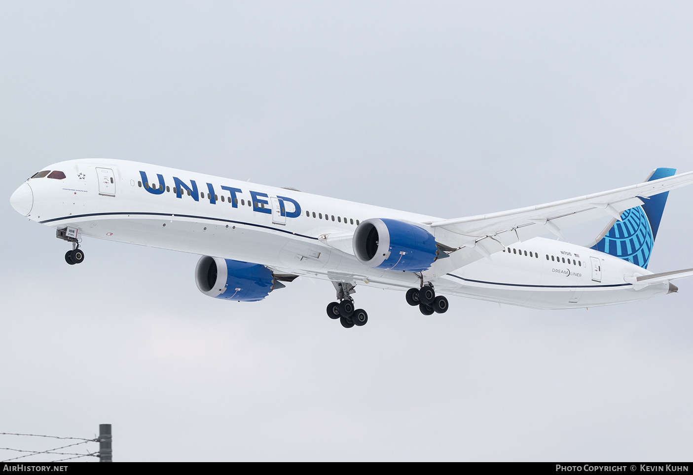Aircraft Photo of N17015 | Boeing 787-10 Dreamliner | United Airlines | AirHistory.net #767999