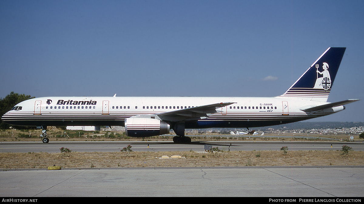 Aircraft Photo of G-OAHK | Boeing 757-23A | Britannia Airways | AirHistory.net #768001