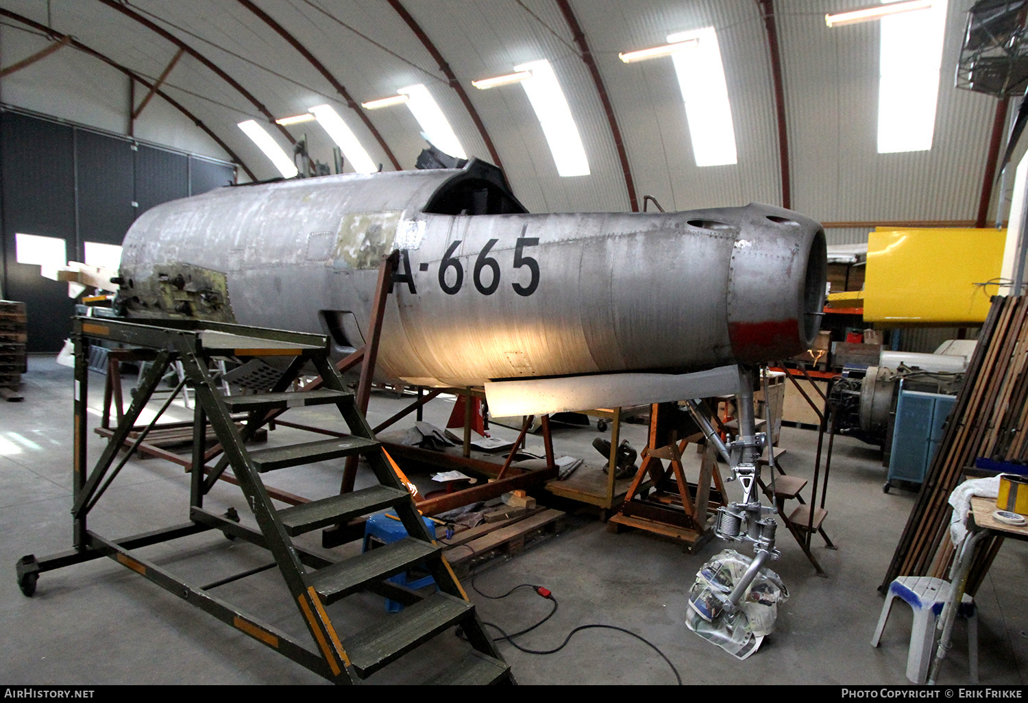 Aircraft Photo of A-665 | Republic F-84G Thunderjet | Denmark - Air Force | AirHistory.net #768003