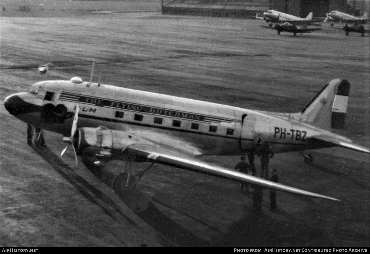 Aircraft Photo of PH-TBZ | Douglas DC-3(C) | KLM - Royal Dutch Airlines | AirHistory.net #768004