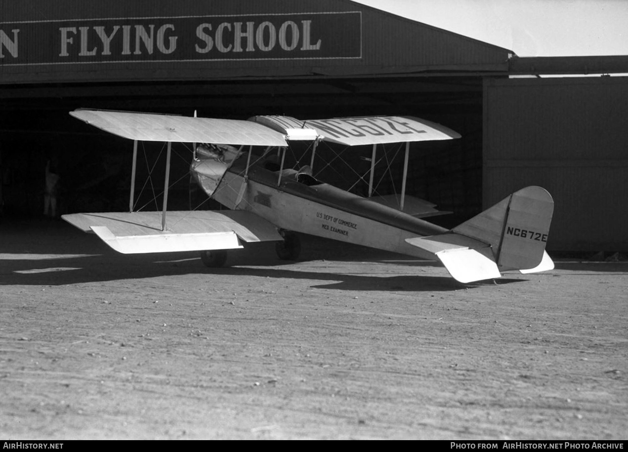 Aircraft Photo of NC672E | Avro 594 Avian Mk.IV | United States Department of Commerce | AirHistory.net #768010