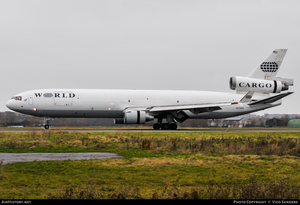 Aircraft Photo of N274WA | McDonnell Douglas MD-11F | World Airways Cargo | AirHistory.net #768024