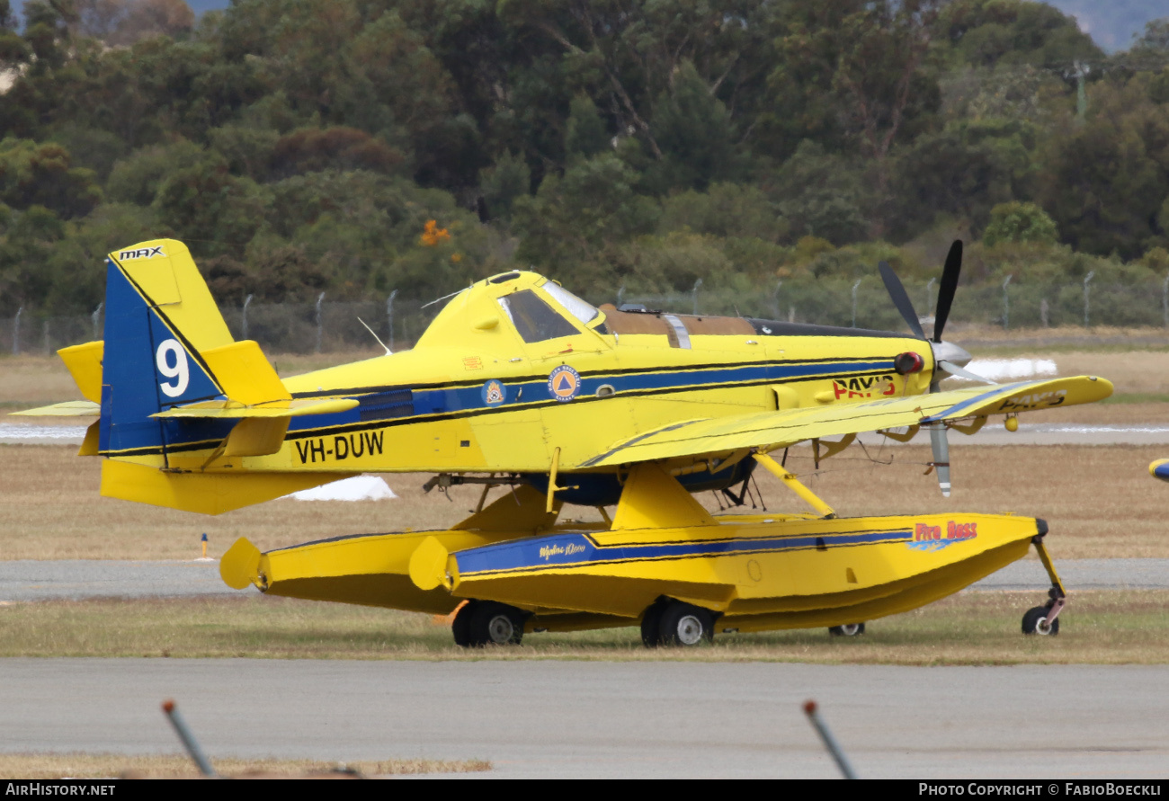 Aircraft Photo of VH-DUW | Air Tractor AT-802A Fire Boss | Pay's Air Service | AirHistory.net #768034