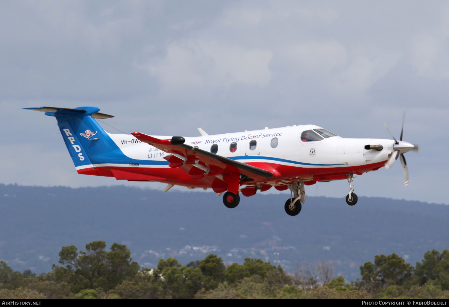 Aircraft Photo of VH-OWS | Pilatus PC-12NG (PC-12/47E) | Royal Flying Doctor Service - RFDS | AirHistory.net #768037