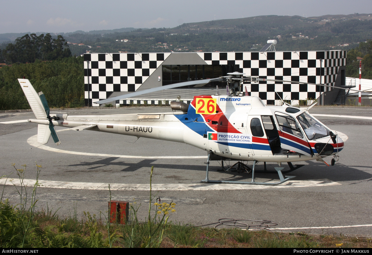 Aircraft Photo of D-HAUO | Aerospatiale AS-350B-3 Ecureuil | Meravo Helicopters | AirHistory.net #768088