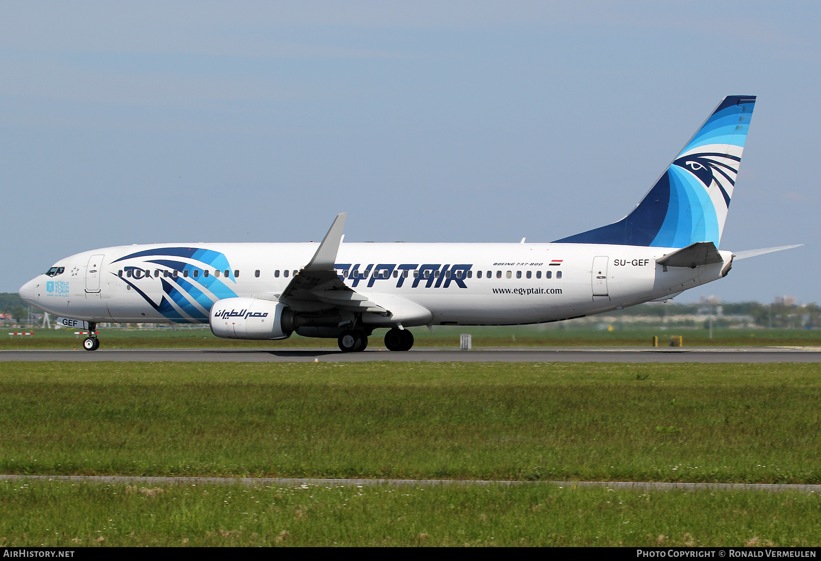 Aircraft Photo of SU-GEF | Boeing 737-800 | EgyptAir | AirHistory.net #768151
