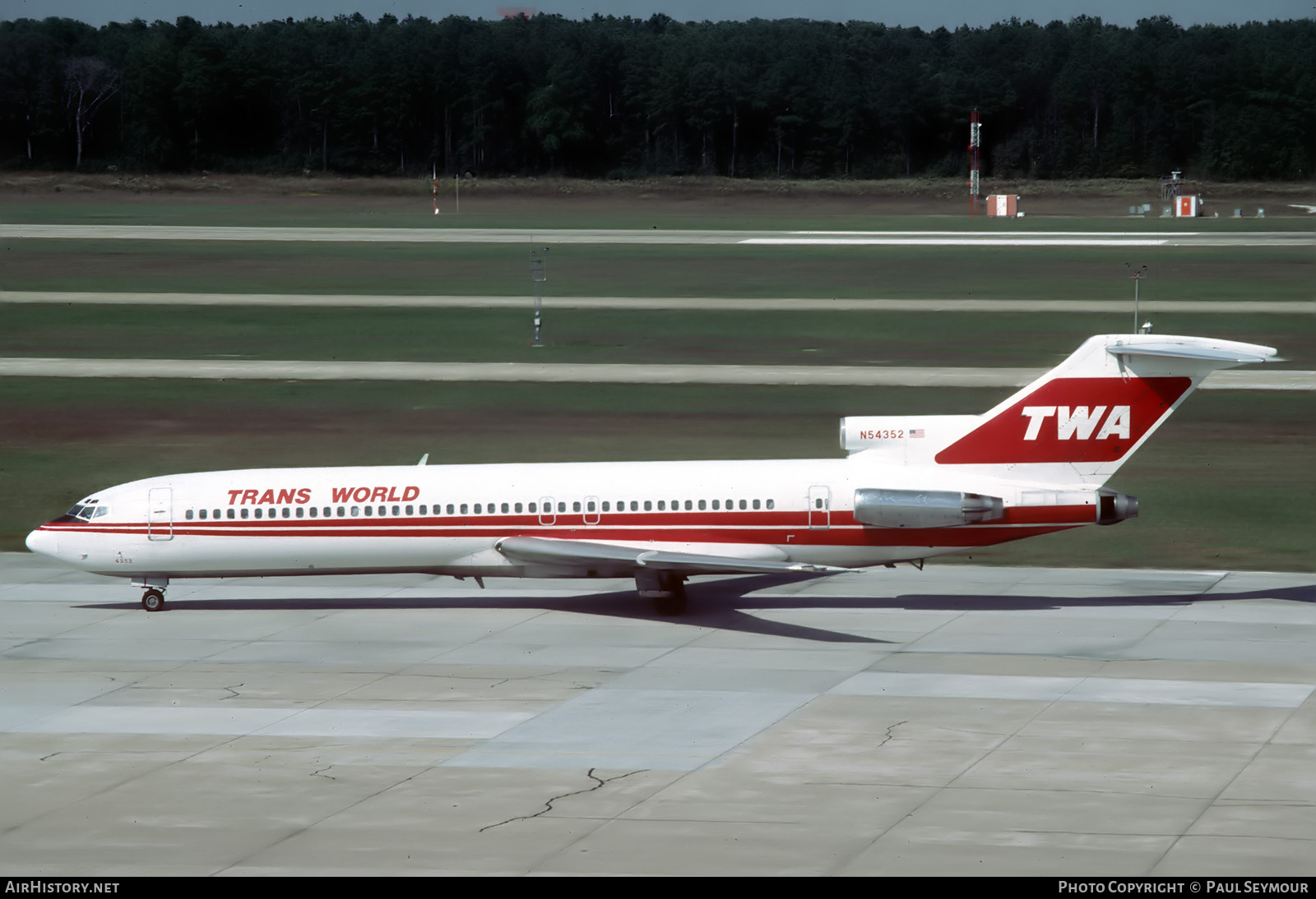 Aircraft Photo of N54352 | Boeing 727-231/Adv | Trans World Airlines - TWA | AirHistory.net #768165