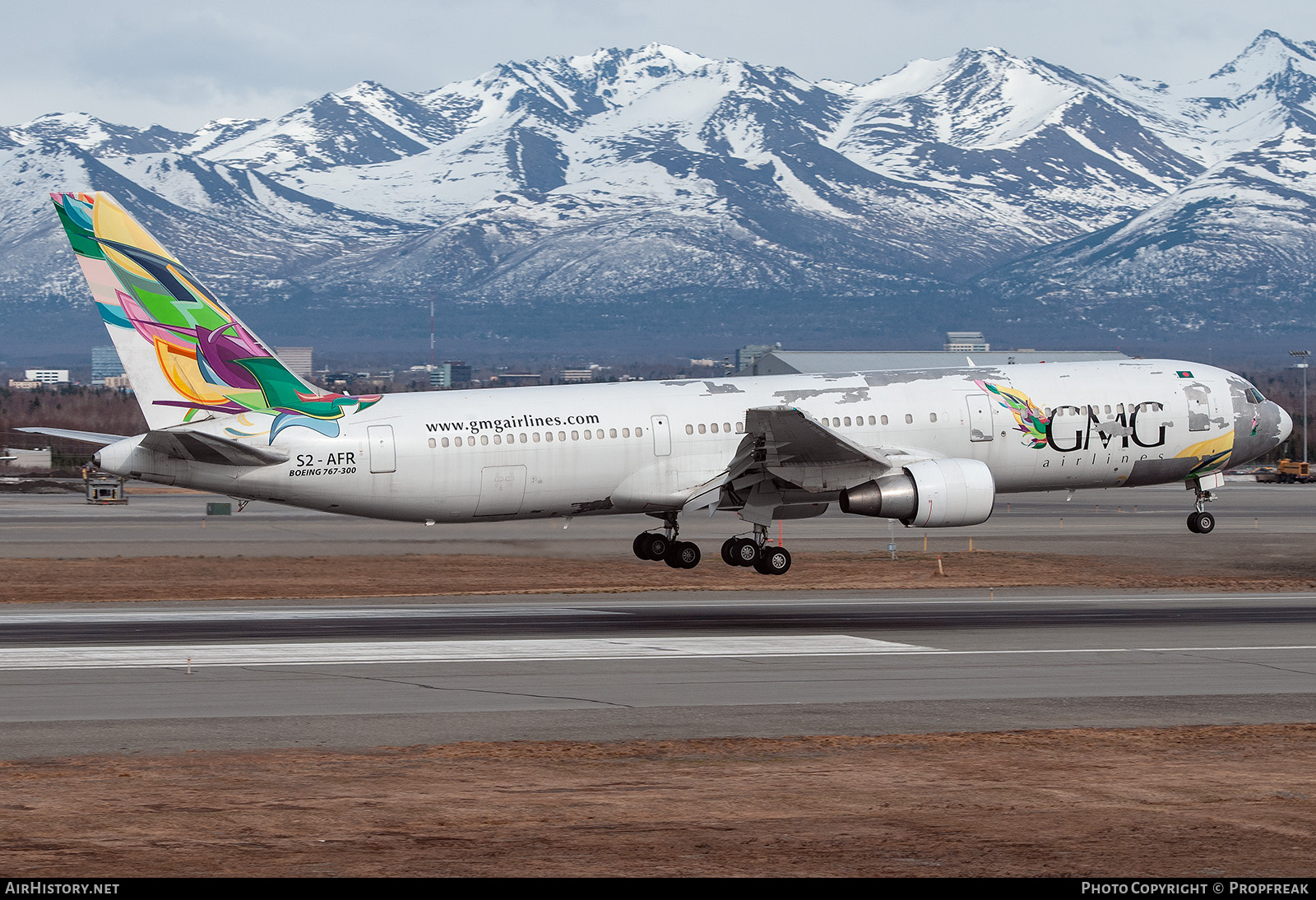 Aircraft Photo of S2-AFR | Boeing 767-3Y0/ER | GMG Airlines | AirHistory.net #768178