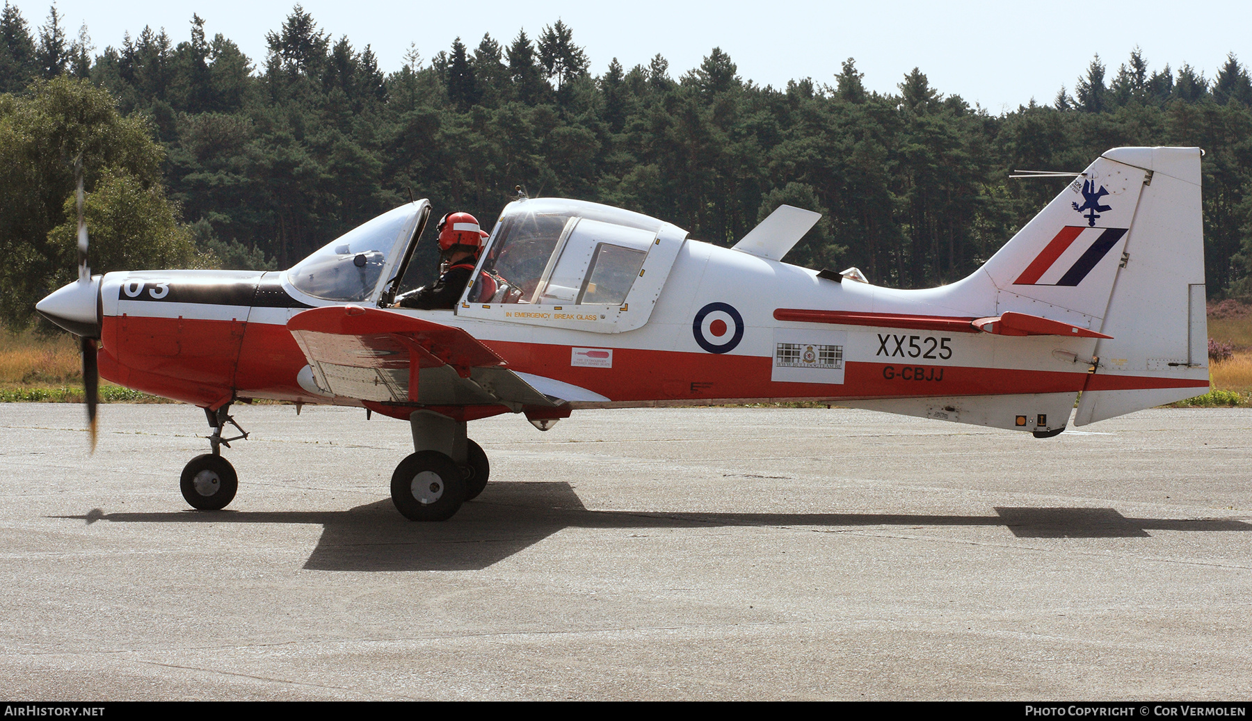 Aircraft Photo of G-CBJJ / XX525 | Scottish Aviation Bulldog T1 | UK - Air Force | AirHistory.net #768190