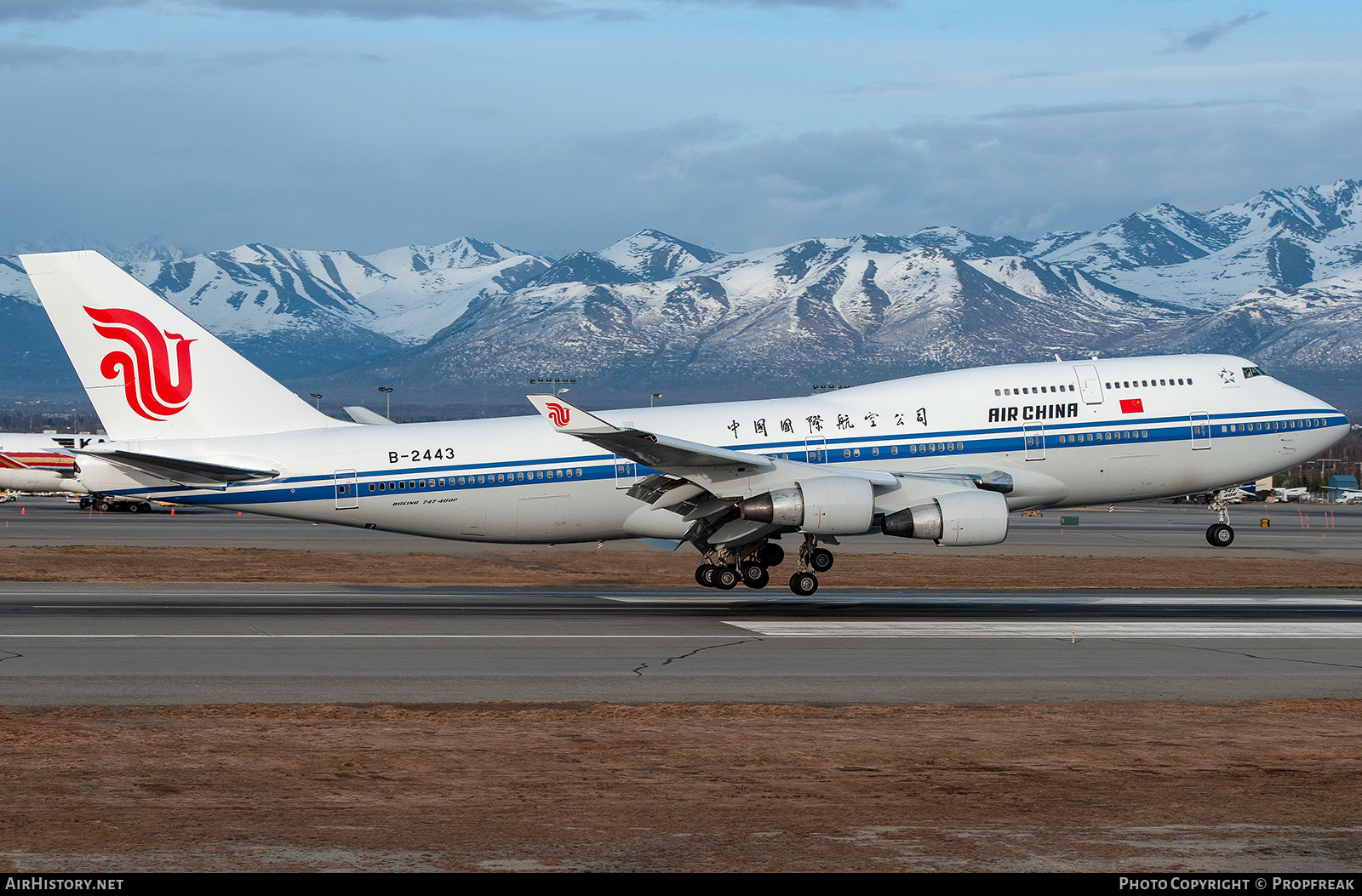 Aircraft Photo of B-2443 | Boeing 747-4J6 | Air China | AirHistory.net #768222