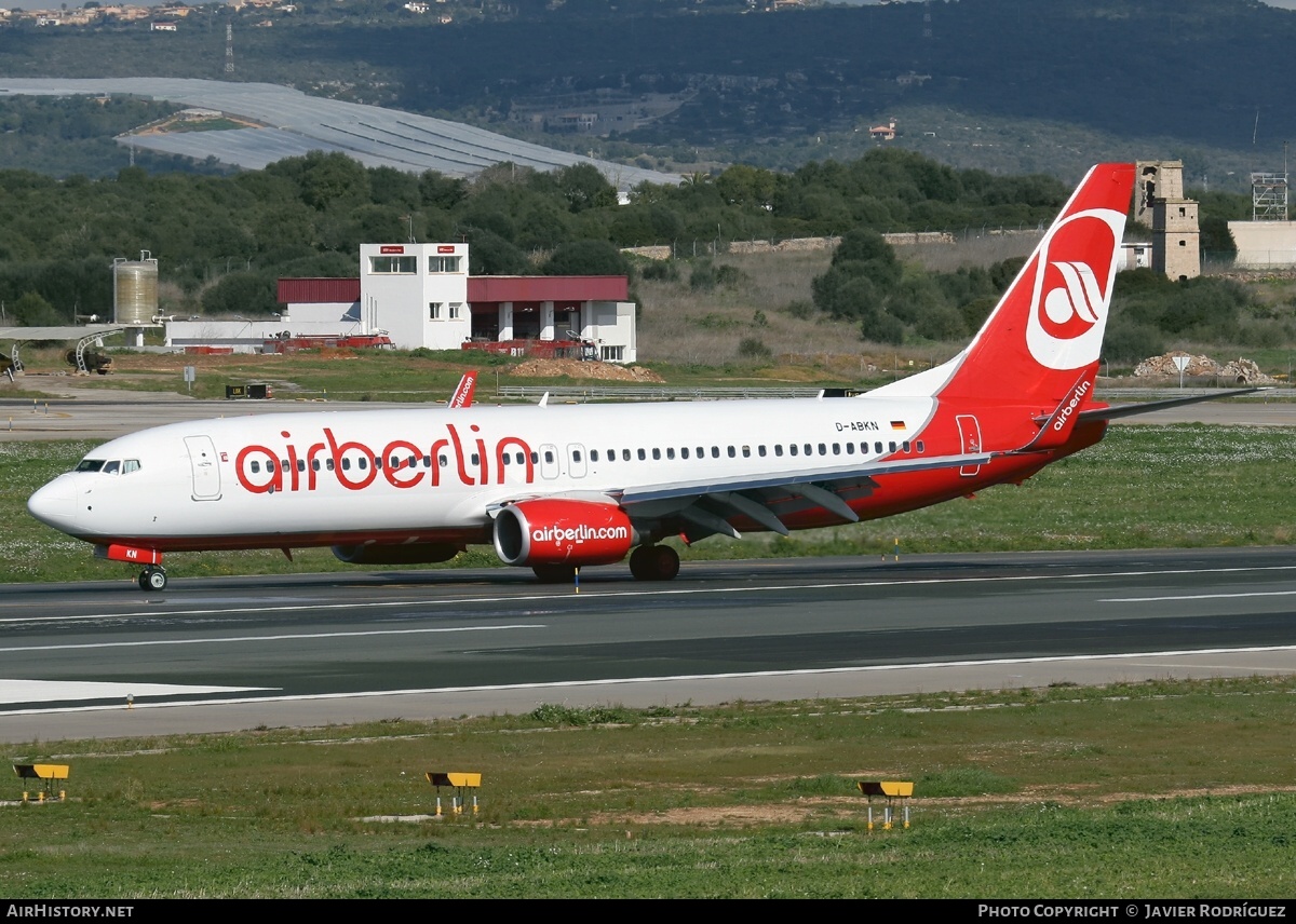 Aircraft Photo of D-ABKN | Boeing 737-86J | Air Berlin | AirHistory.net #768241