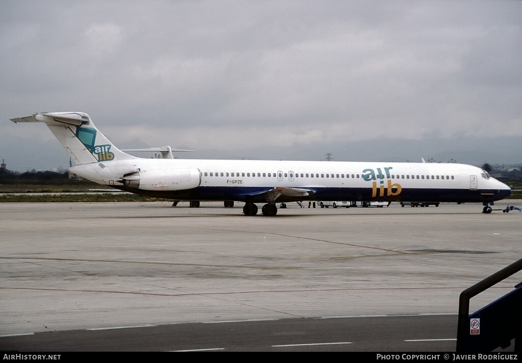 Aircraft Photo of F-GPZE | McDonnell Douglas MD-82 (DC-9-82) | Air Lib | AirHistory.net #768255