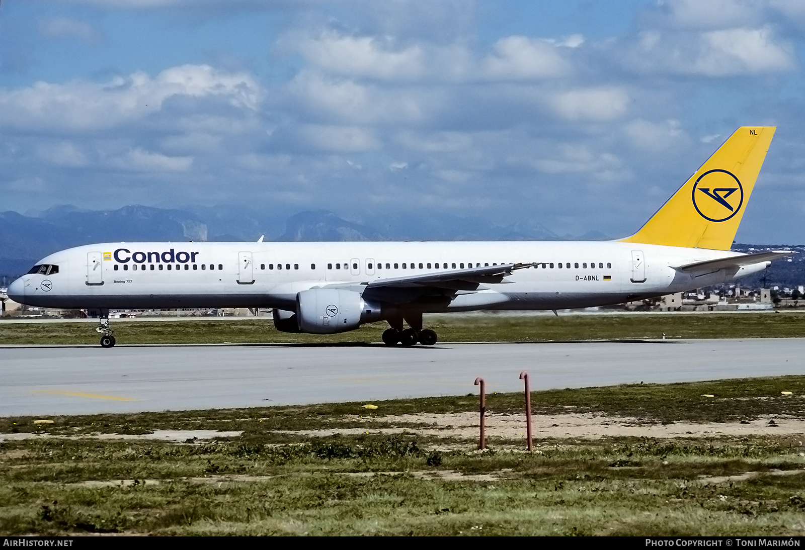 Aircraft Photo of D-ABNL | Boeing 757-230 | Condor Flugdienst | AirHistory.net #768259