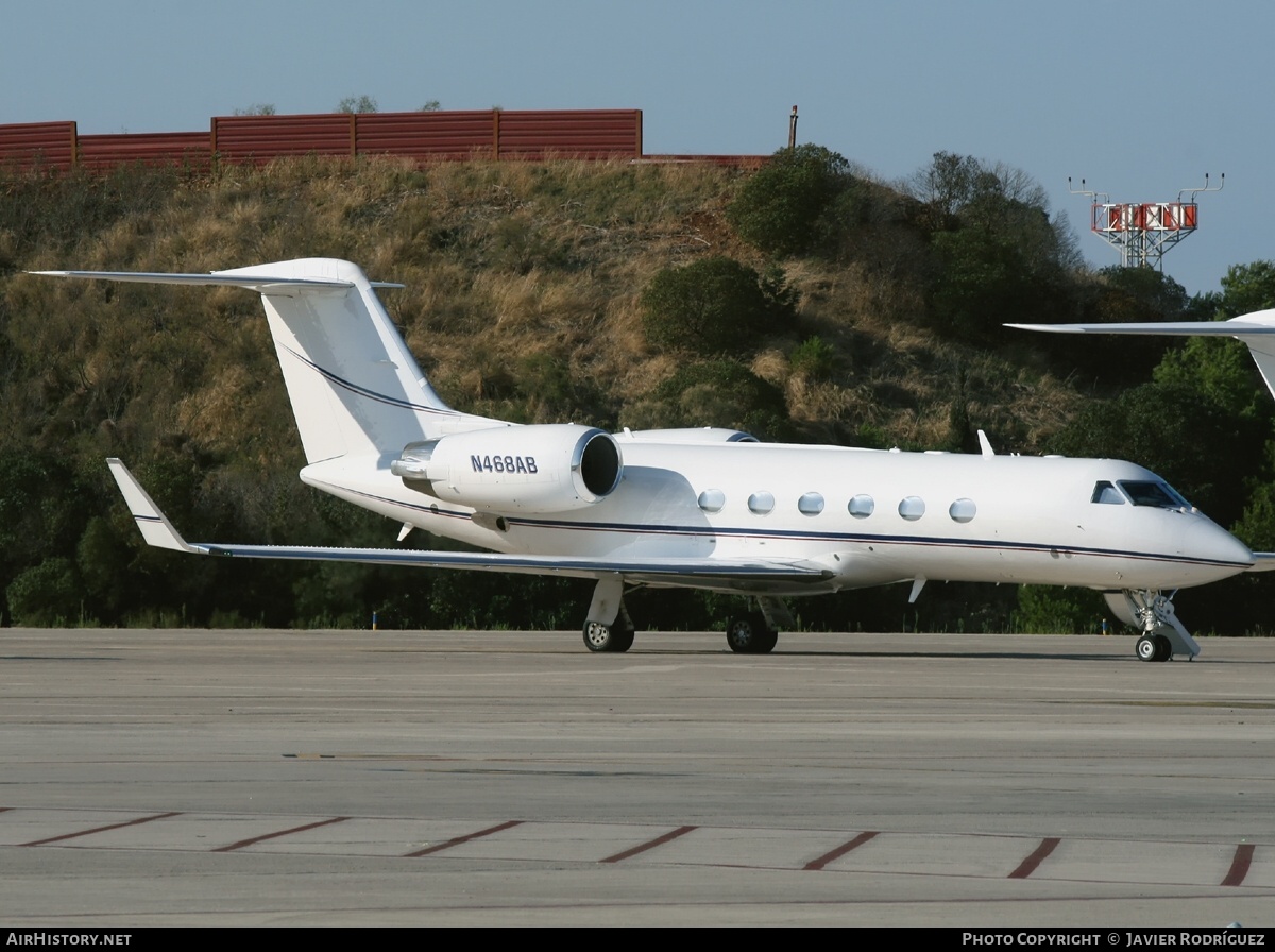 Aircraft Photo of N468AB | Gulfstream Aerospace G-IV Gulfstream IV-SP | AirHistory.net #768278
