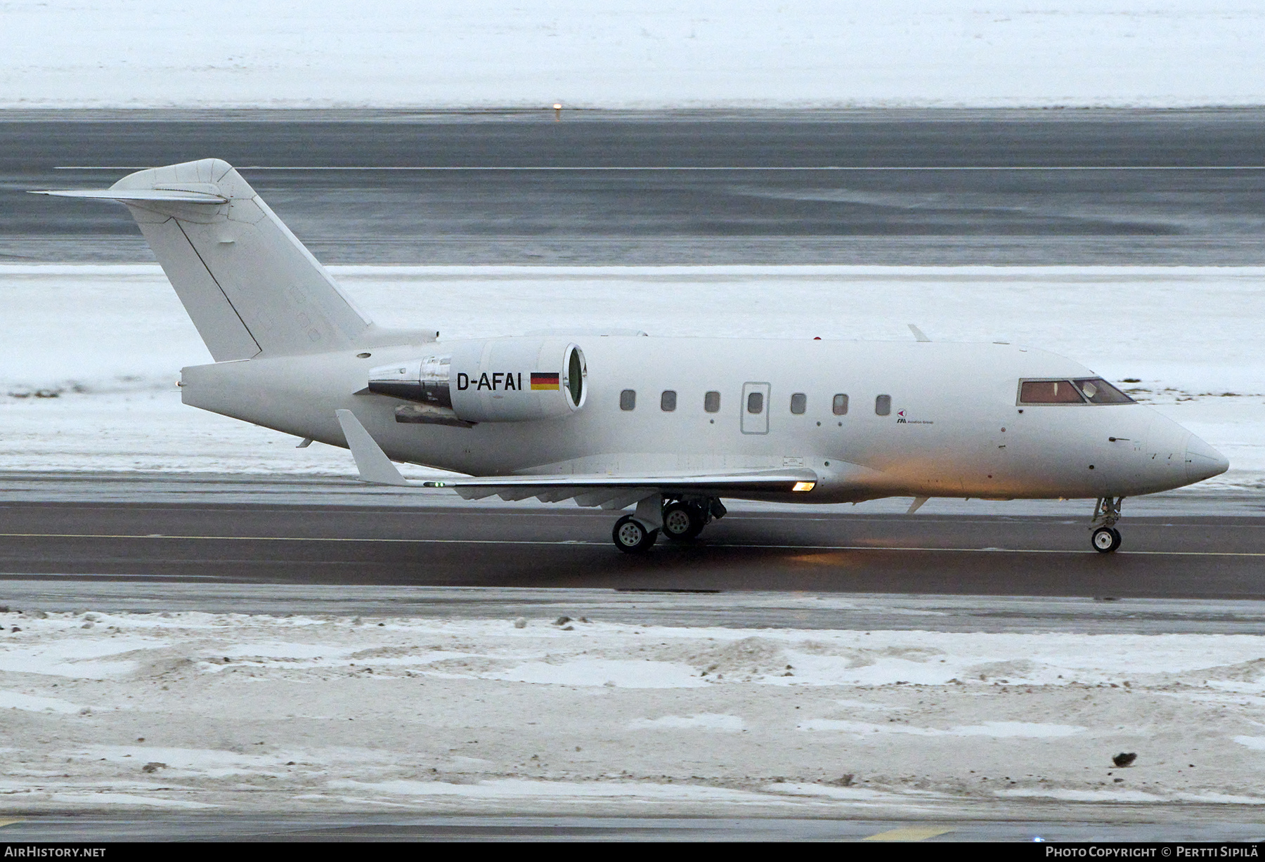 Aircraft Photo of D-AFAI | Bombardier Challenger 604 (CL-600-2B16) | FAI Aviation Group | AirHistory.net #768286