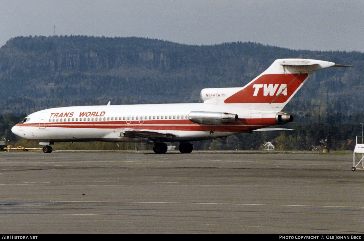 Aircraft Photo of N844TW | Boeing 727-31 | Trans World Airlines - TWA | AirHistory.net #768314