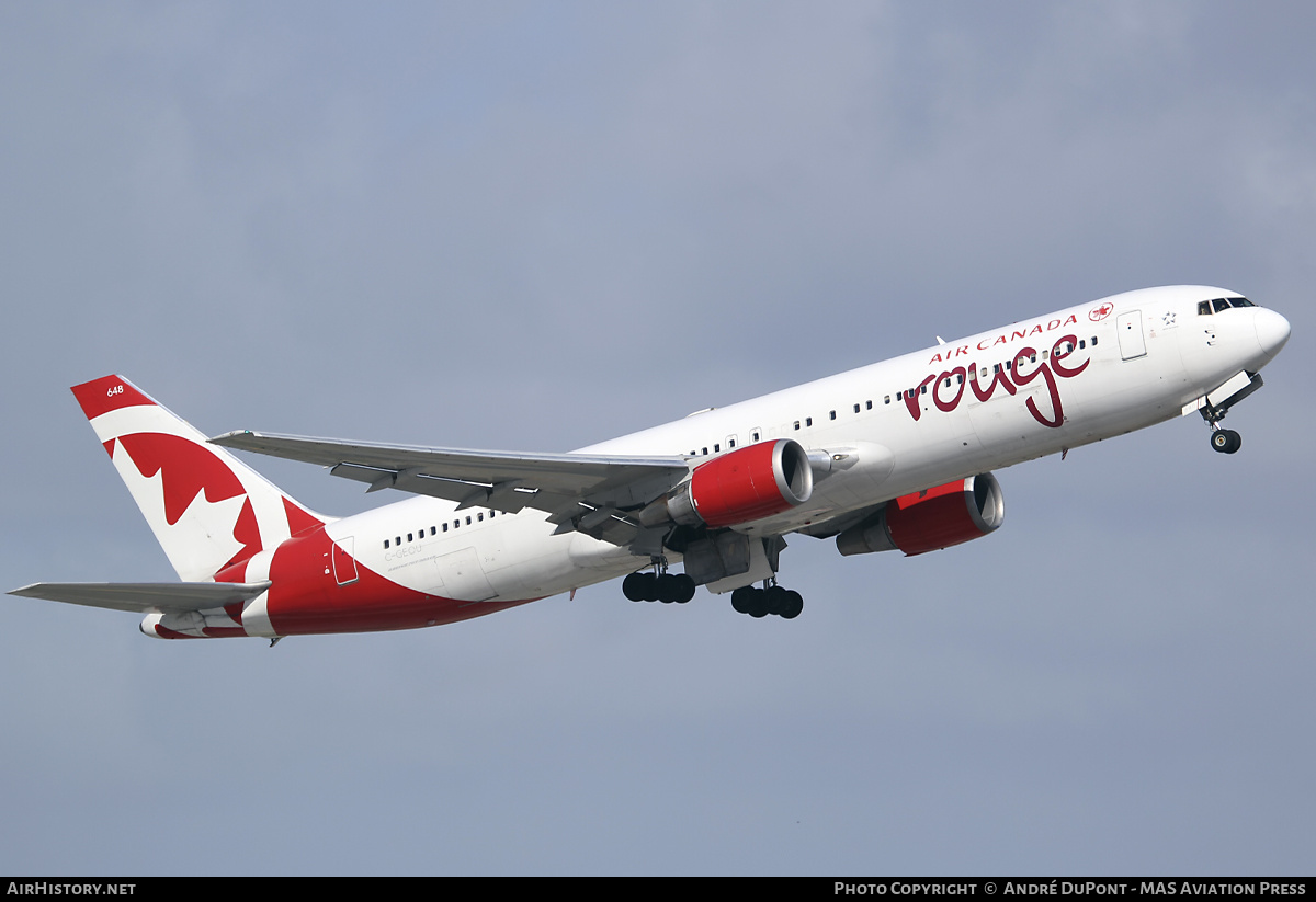 Aircraft Photo of C-GEOU | Boeing 767-375/ER | Air Canada Rouge | AirHistory.net #768351