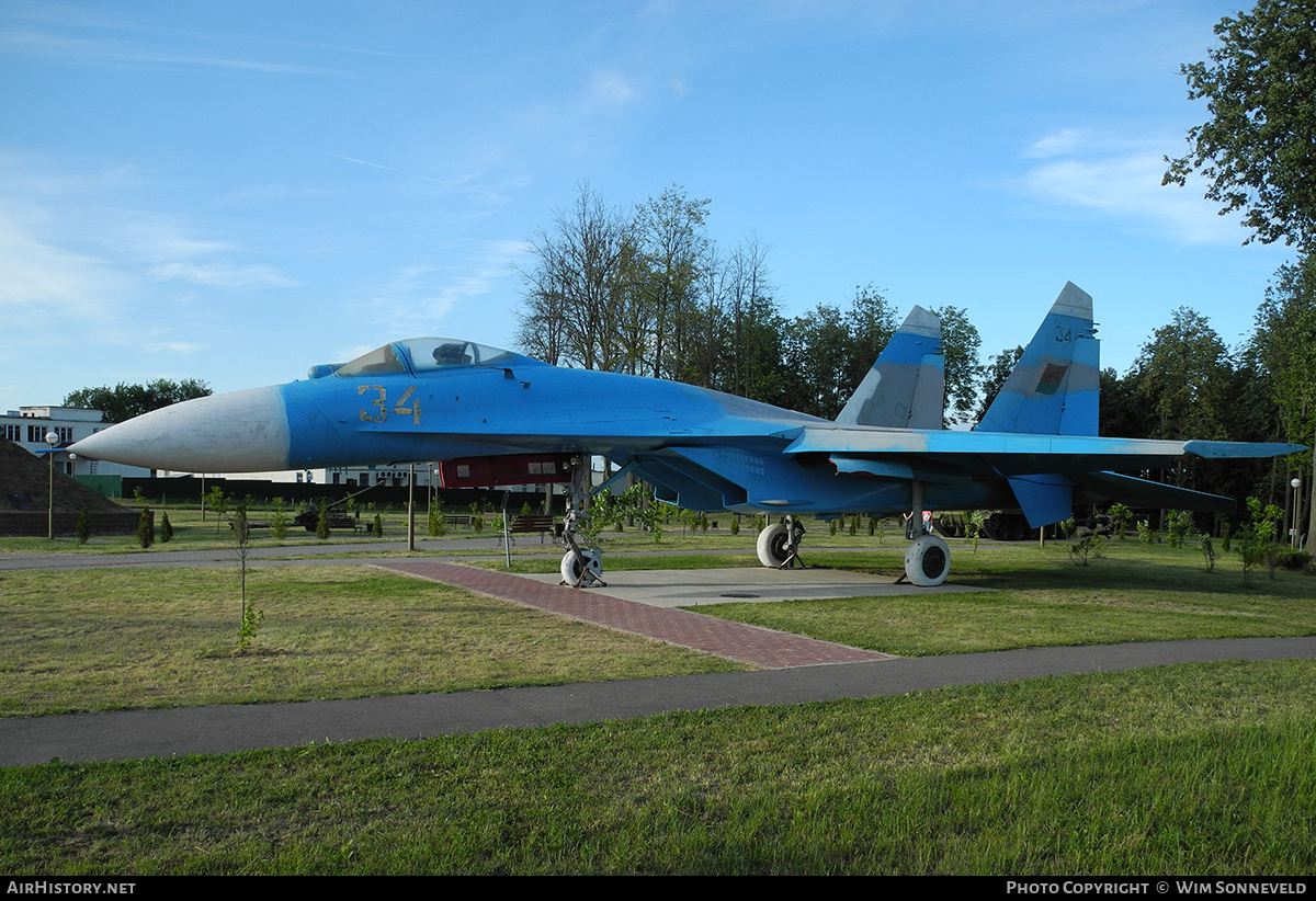 Aircraft Photo of 34 black | Sukhoi Su-27P | Belarus - Air Force | AirHistory.net #768369