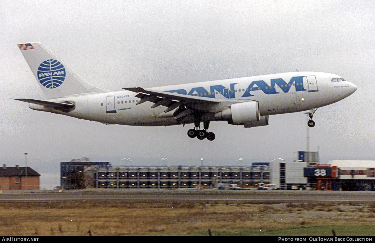 Aircraft Photo of N804PA | Airbus A310-222 | Pan American World Airways - Pan Am | AirHistory.net #768386