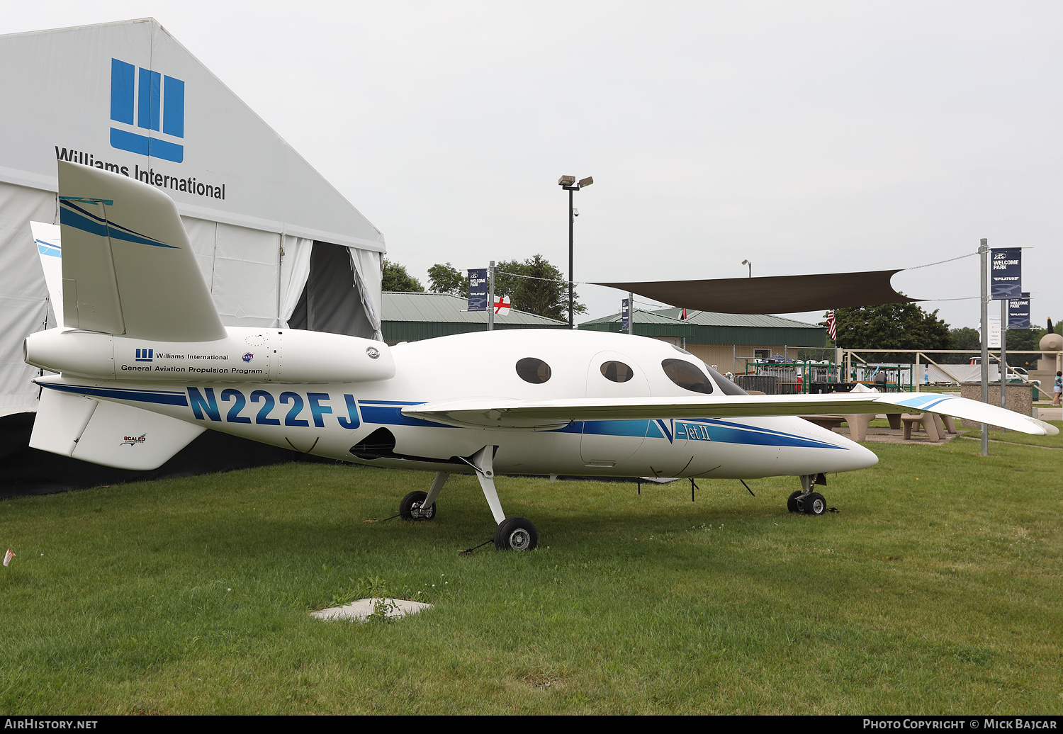 Aircraft Photo of N222FJ | Scaled Composites 271 V-Jet II | Williams International | AirHistory.net #768405