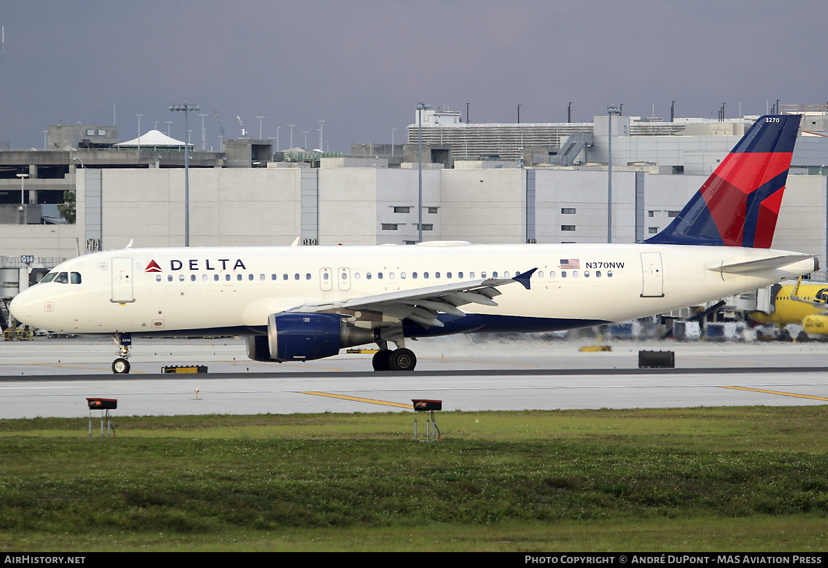 Aircraft Photo of N370NW | Airbus A320-212 | Delta Air Lines | AirHistory.net #768490
