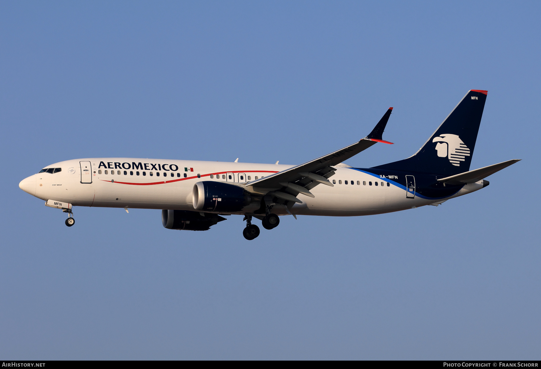 Aircraft Photo of XA-MFN | Boeing 737-8 Max 8 | AeroMéxico | AirHistory.net #768508