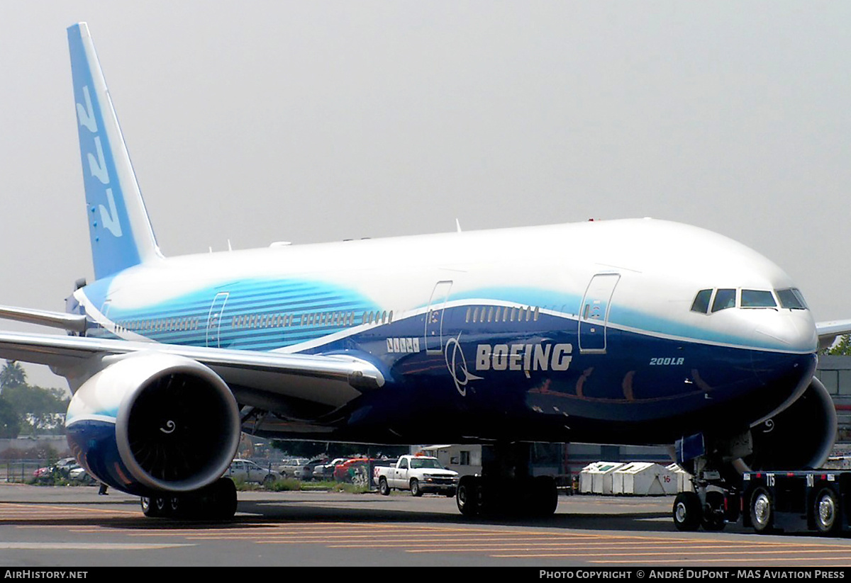 Aircraft Photo of N6066Z | Boeing 777-240/LR | Boeing | AirHistory.net #768515
