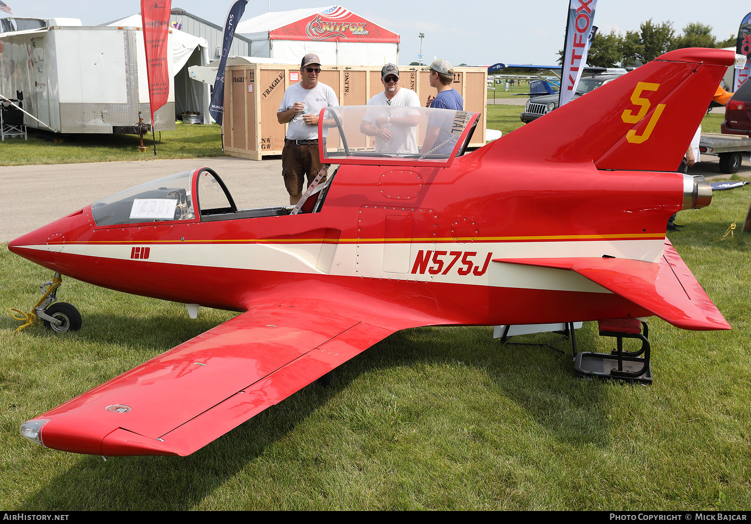 Aircraft Photo of N575J | Bede BD-5J | AirHistory.net #768522