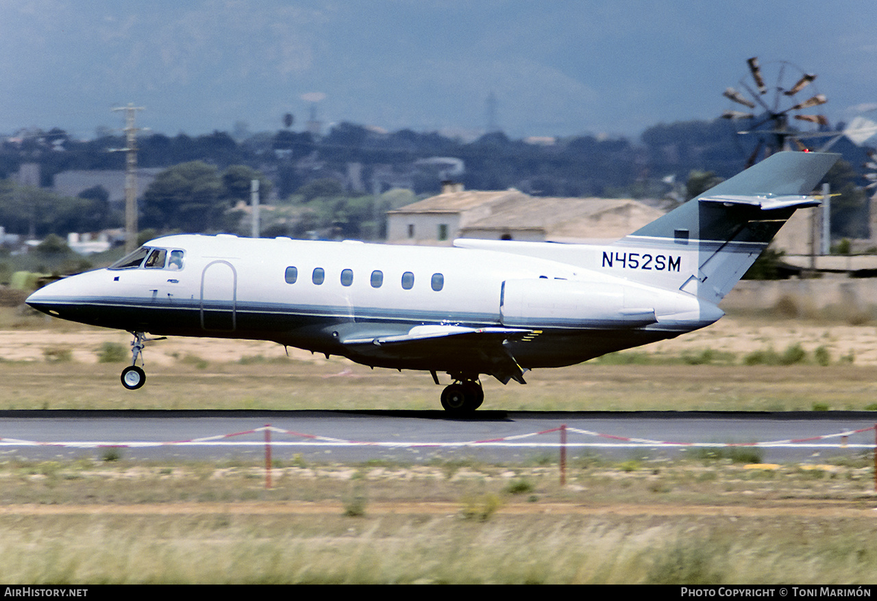 Aircraft Photo of N452SM | British Aerospace BAe-125-800A | AirHistory.net #768575