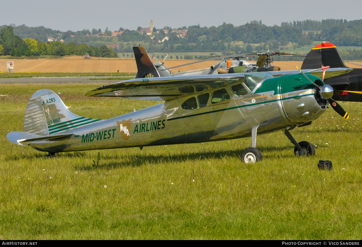 Aircraft Photo of F-AZRS | Cessna 195B | Mid-West Airlines - MWA | AirHistory.net #768657