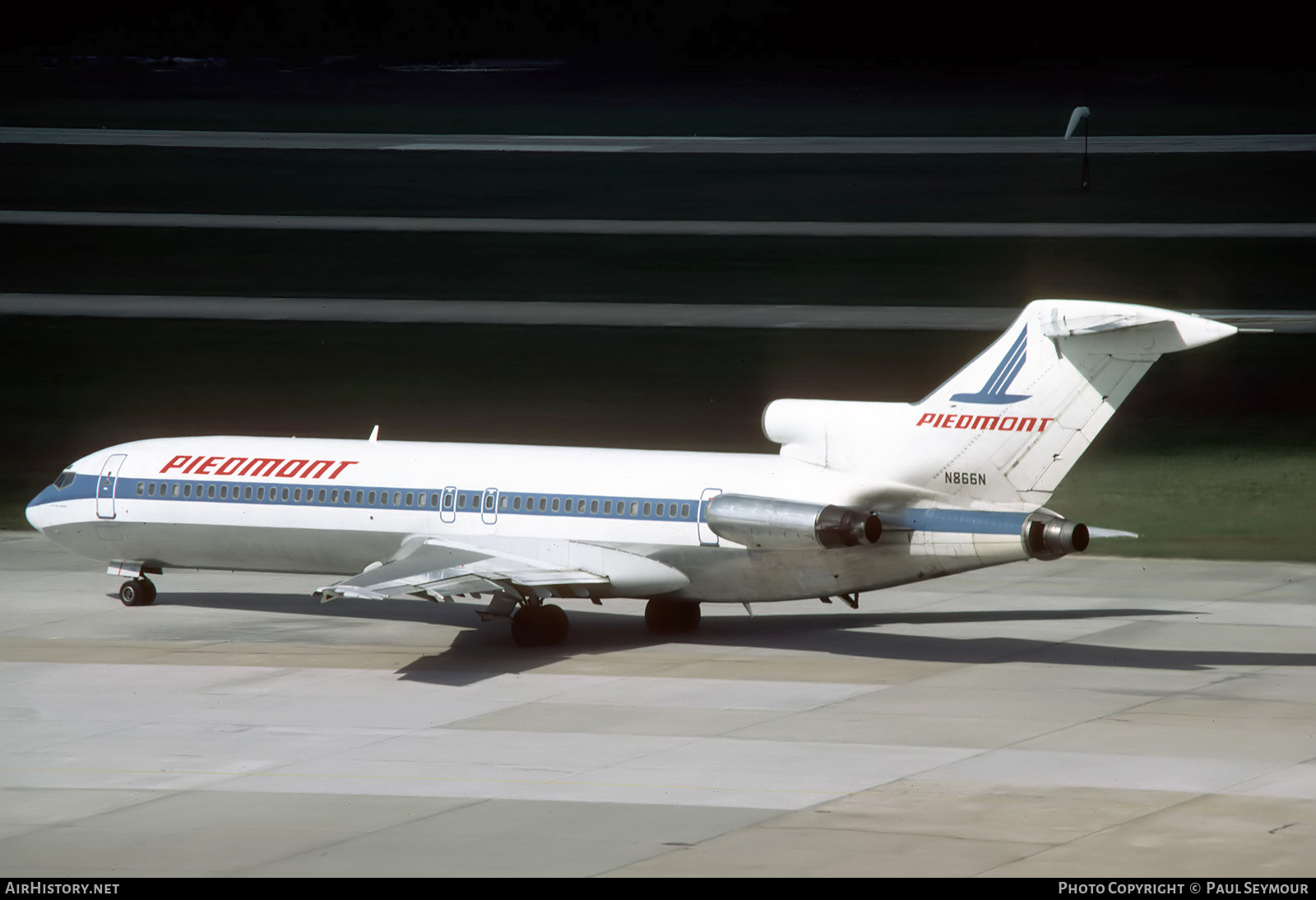 Aircraft Photo of N866N | Boeing 727-281 | Piedmont Airlines | AirHistory.net #768669