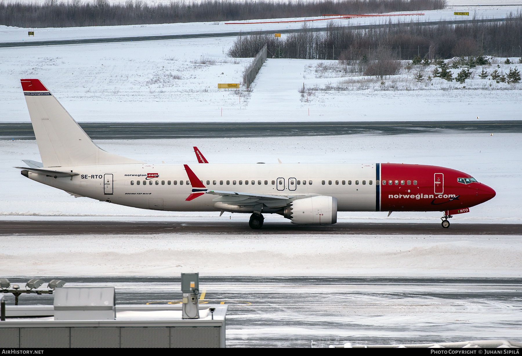 Aircraft Photo of SE-RTO | Boeing 737-8 Max 8 | Norwegian | AirHistory.net #768763