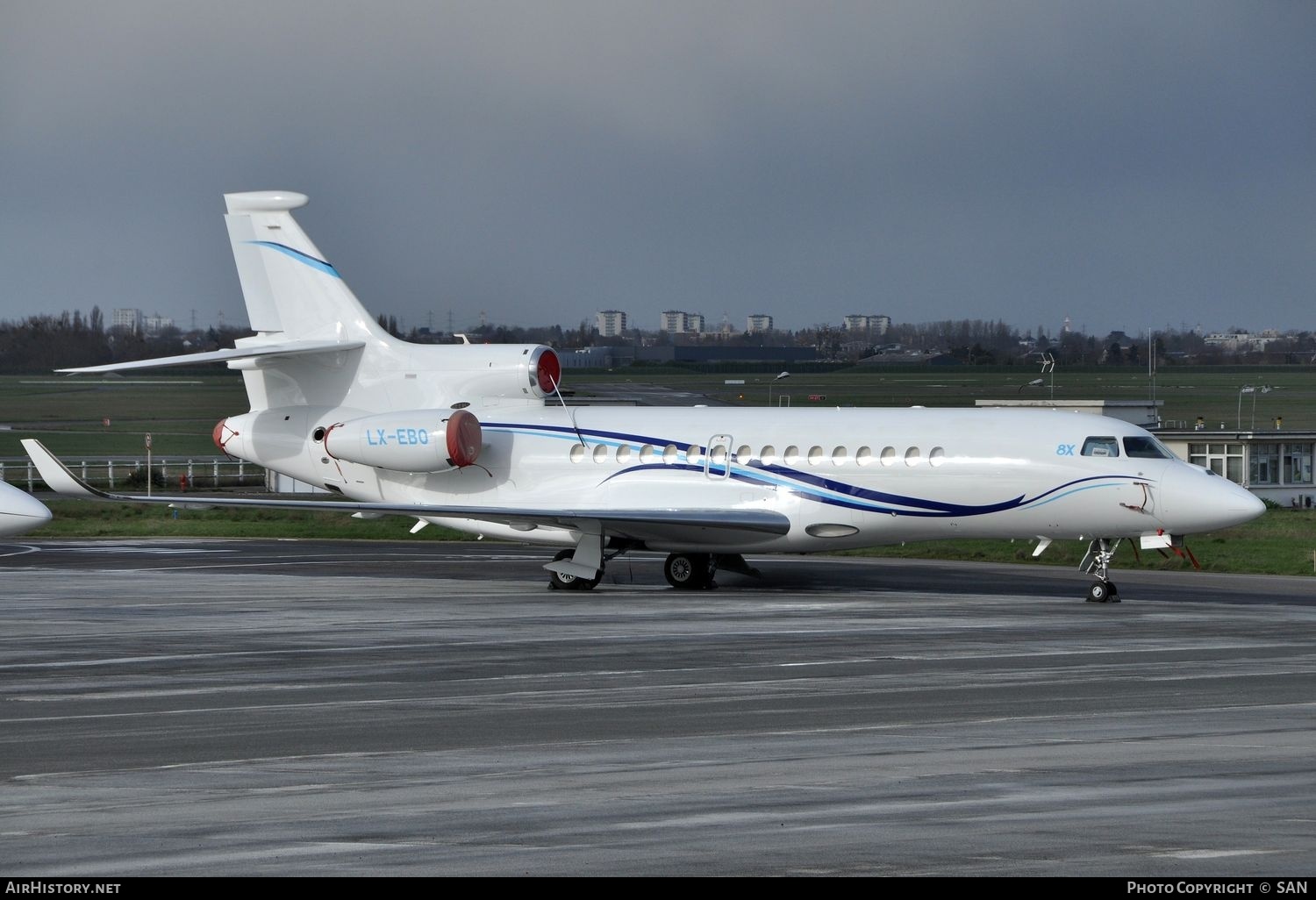 Aircraft Photo of LX-EBO | Dassault Falcon 8X | AirHistory.net #768781