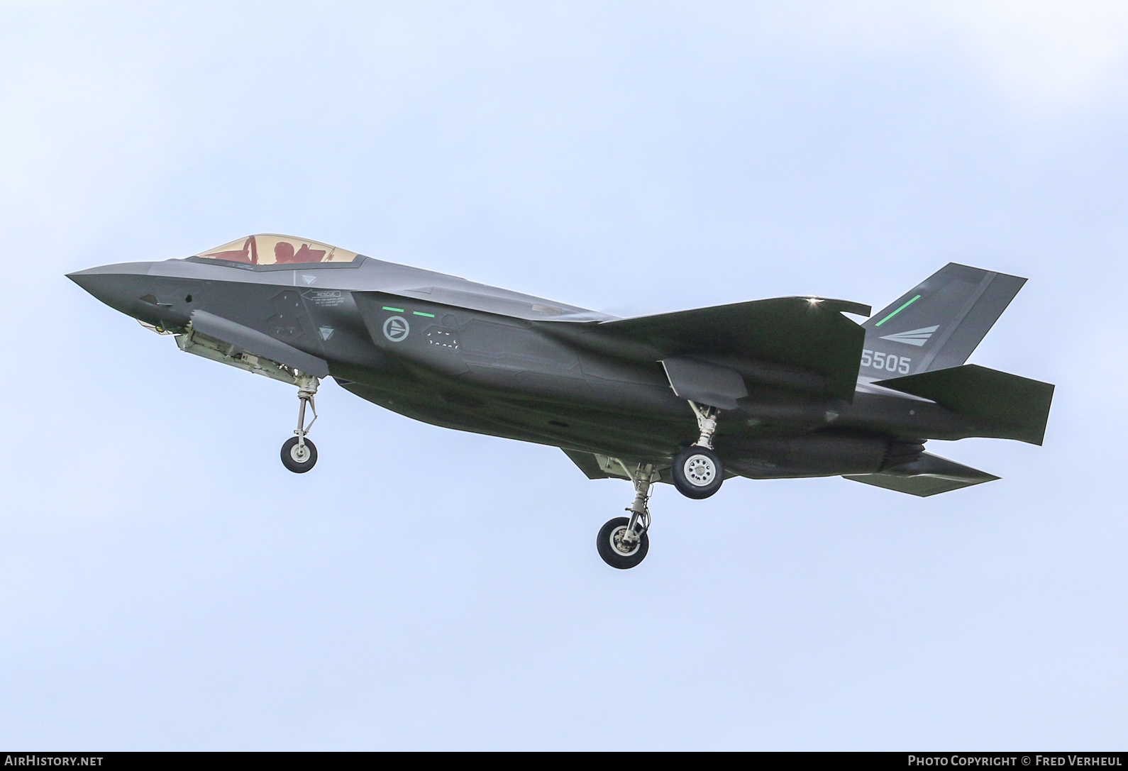 Aircraft Photo of 5505 | Lockheed Martin F-35A Lightning II | Norway - Air Force | AirHistory.net #768788